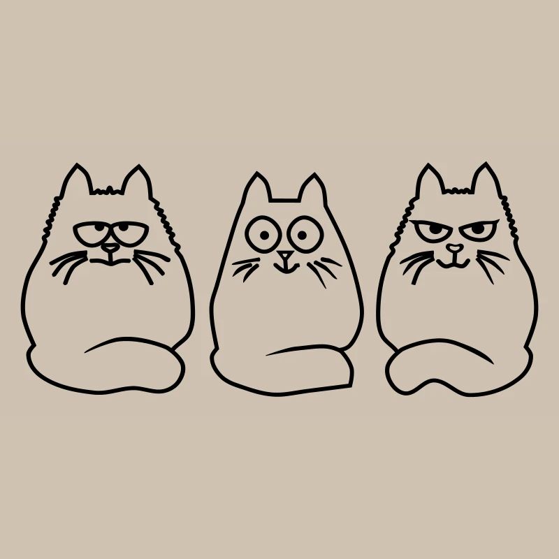 3 cats