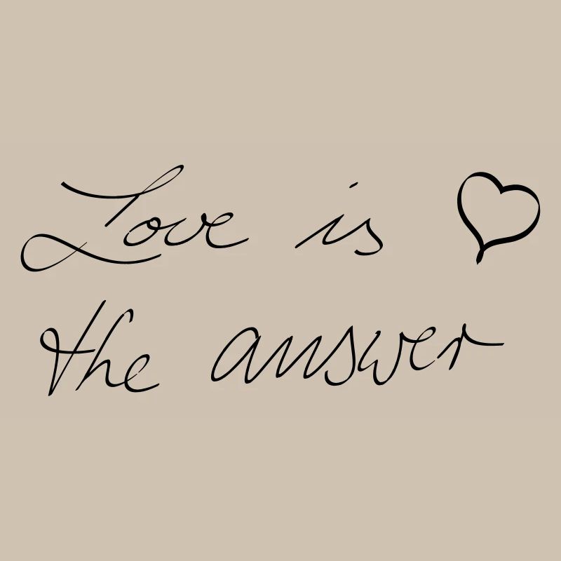 L'amour est la réponse - © roil