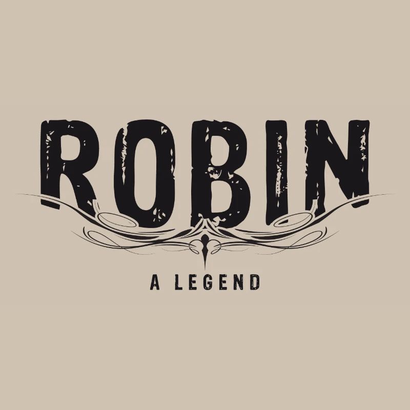 ROBIN A LEGEND décoré