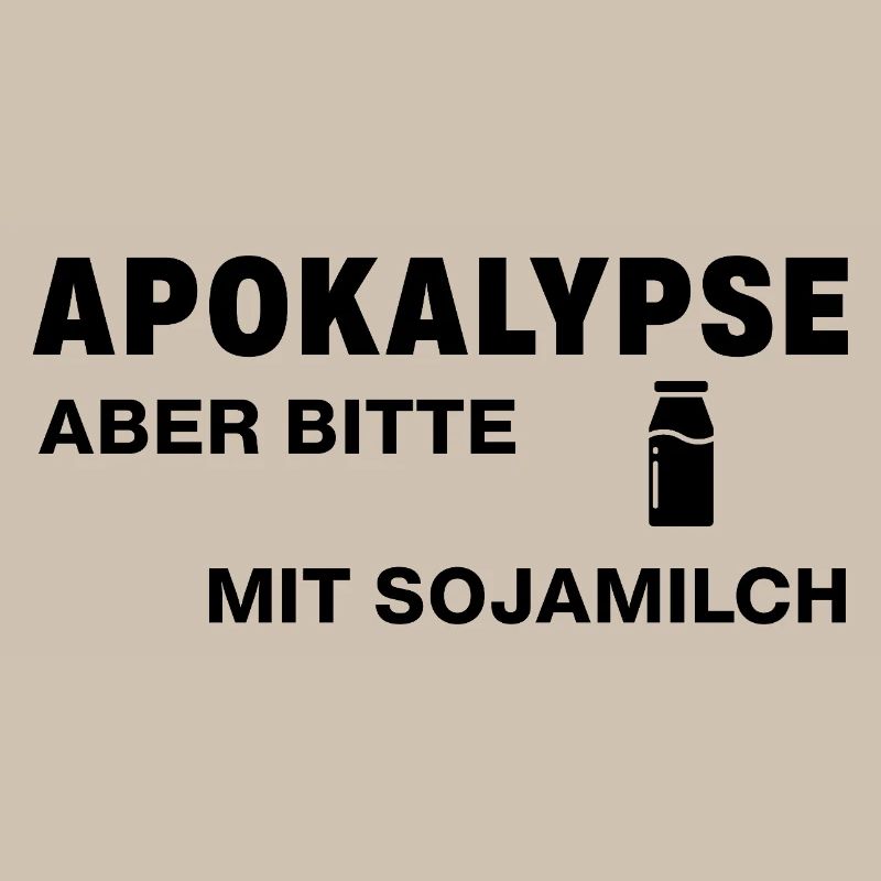 Apocalypse – mais s’il vous plaît avec du lait de soja