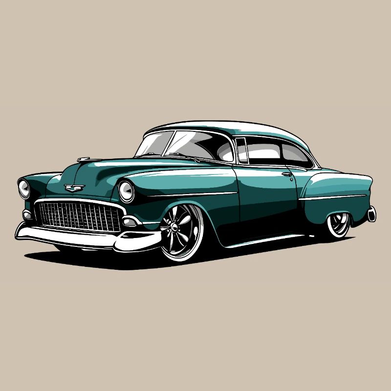 Conception de voitures classiques vintage