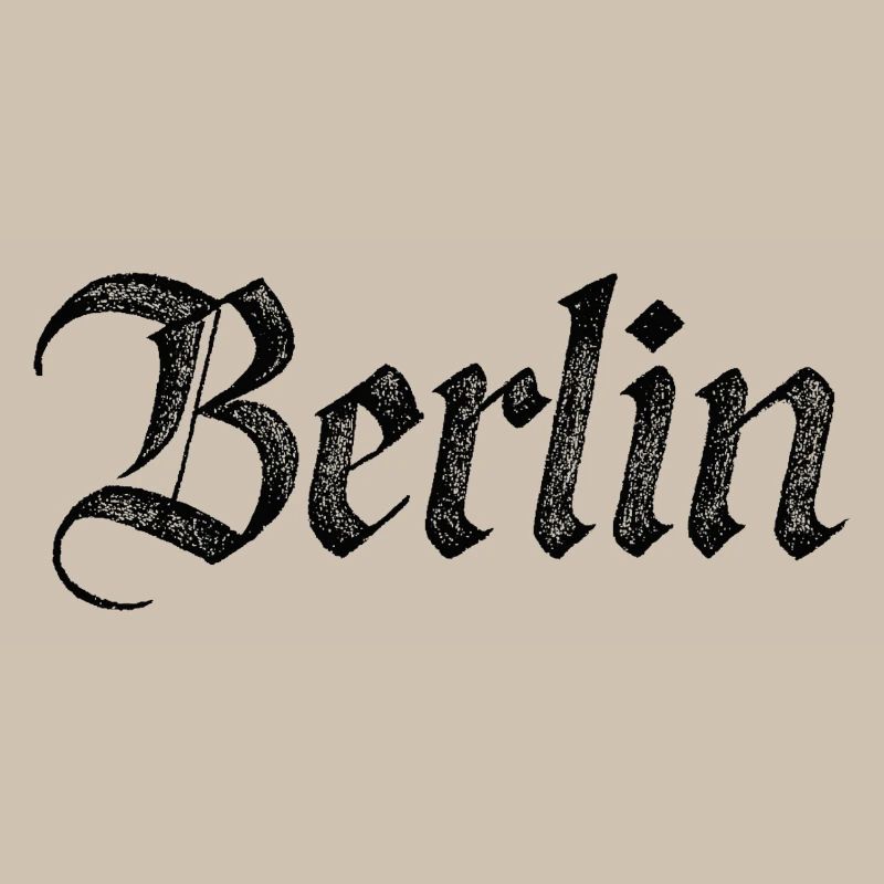 Berlin Gothic Script Vintage Black