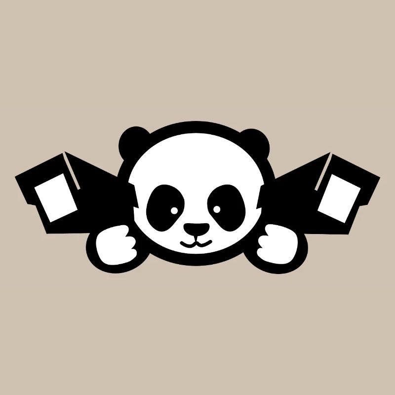 Panda de surveillance mignon – Satire chinoise