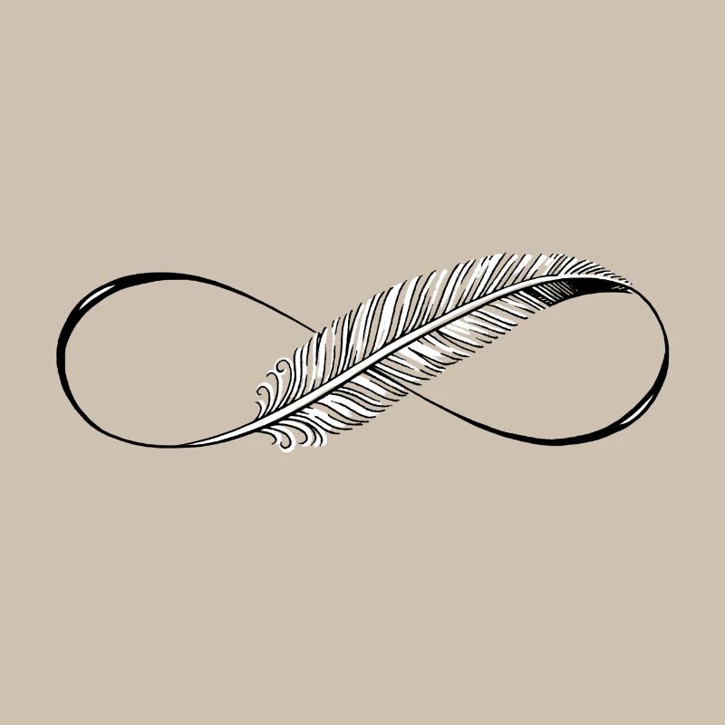 Cute Lines Infinity Feder