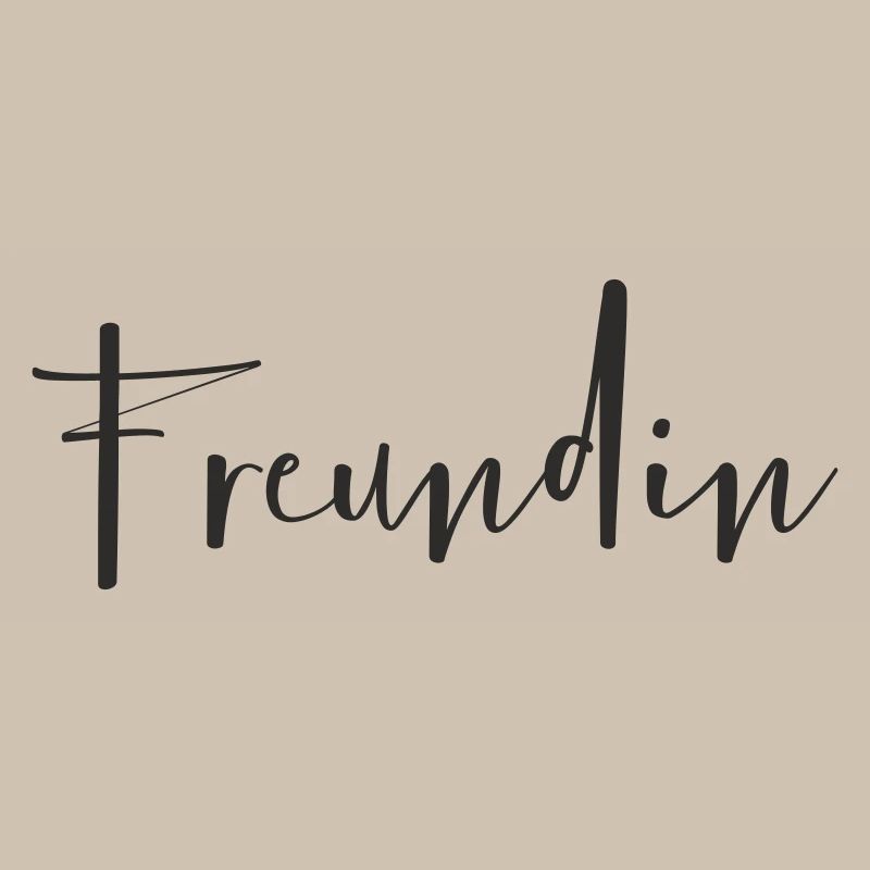Petite amie – Adore le design de texte