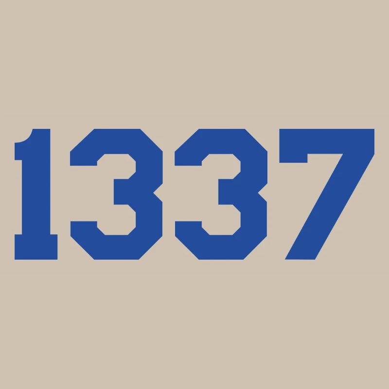 1337 – Conception en texte bleu