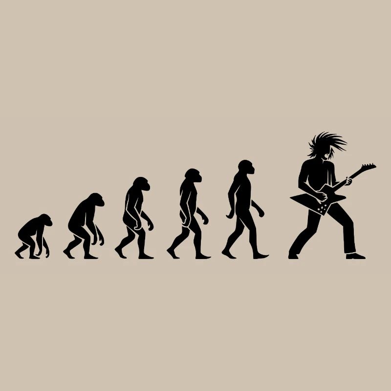 Evolution Rock 'n' Roll Guitarist Design