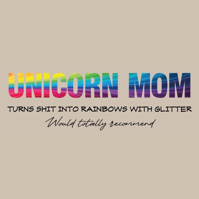 Einhorn Mama Dunkel