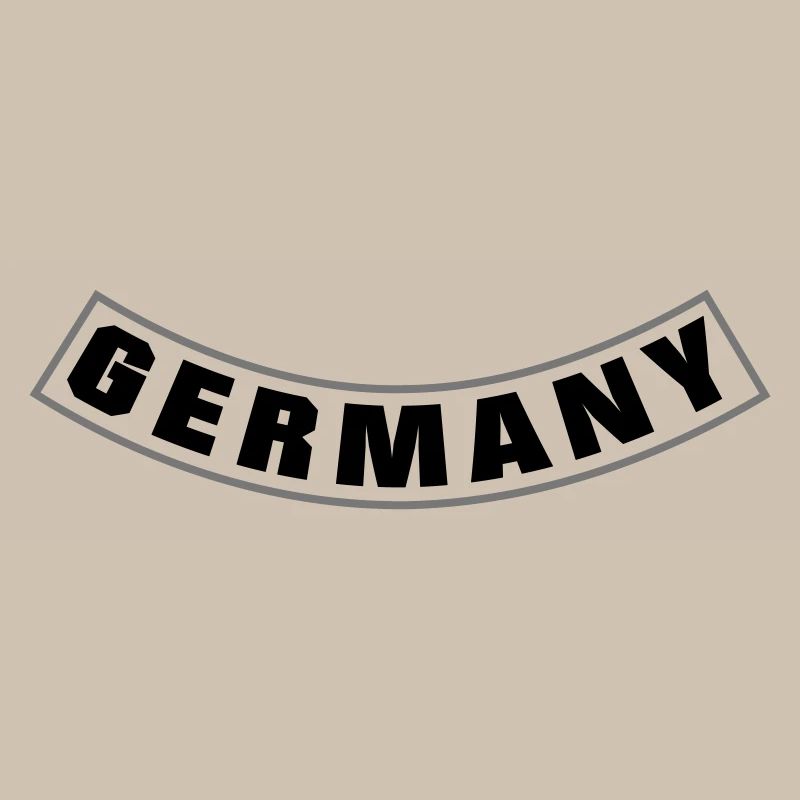 Germany Rocker Patch Bottom Rocker