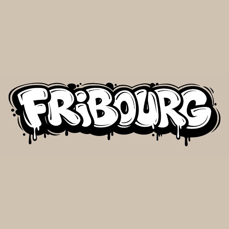 Fribourg Bubble Graffiti