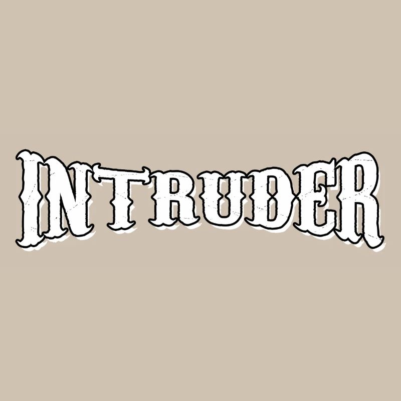 intruder hacker intruder clan sticker computer