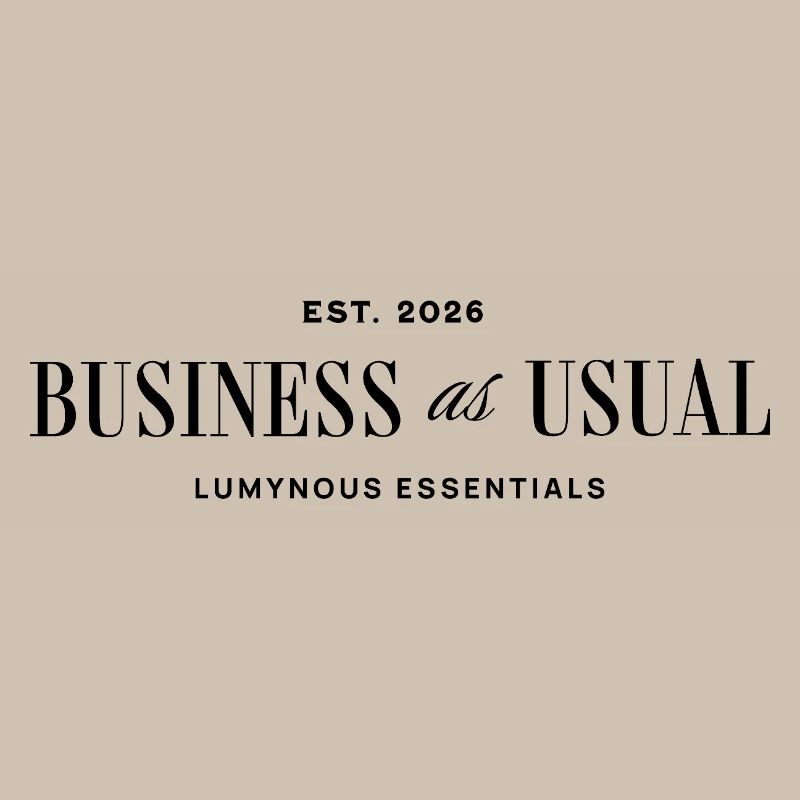 Business as Usual - Déclaration de mode élégante