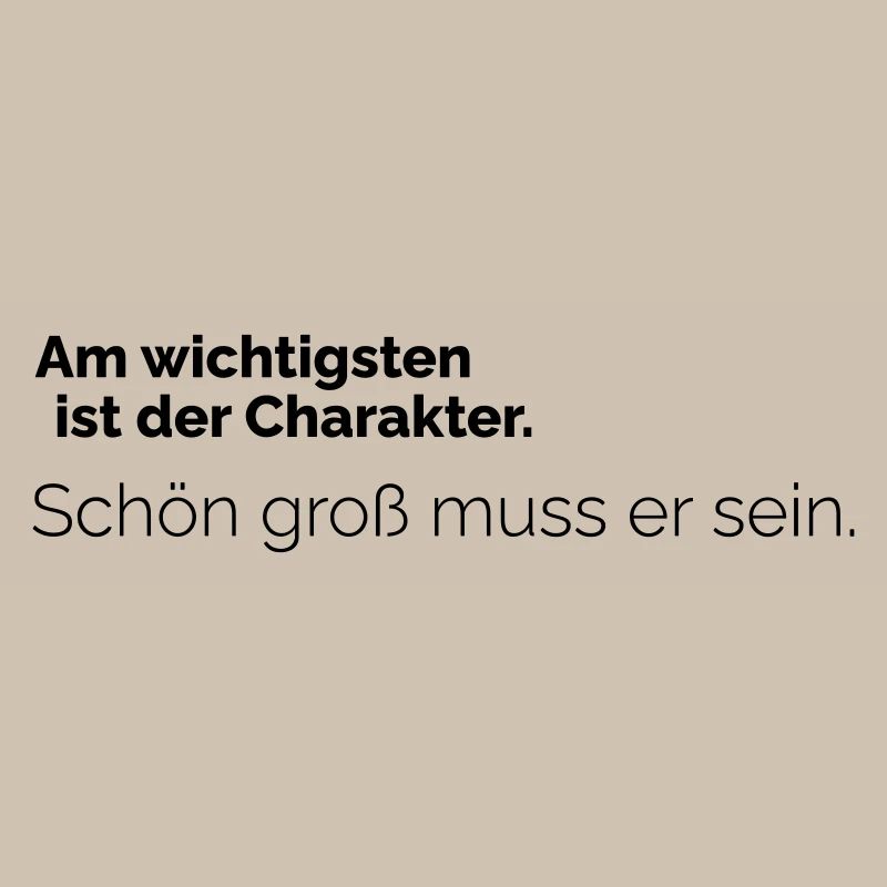 Grosser Charakter