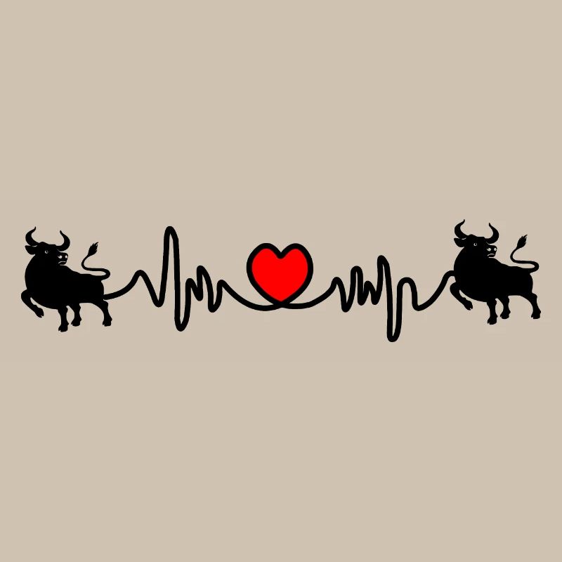 Herzfrequenz Cardio Stier Bulle
