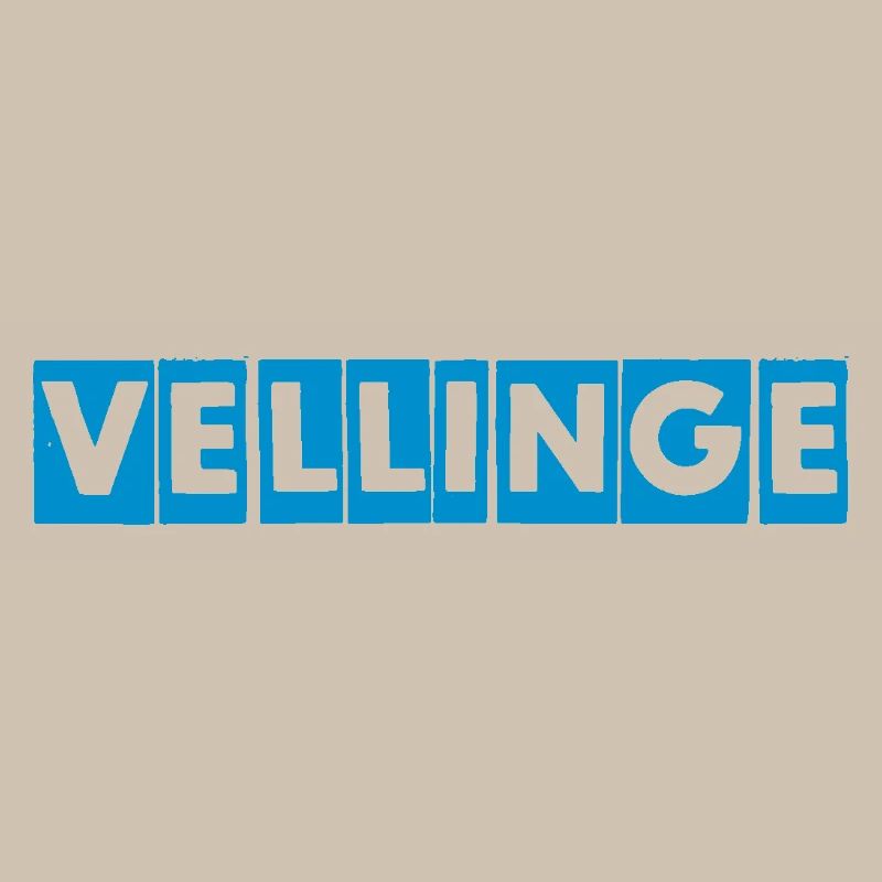 Vellinge – Conception de texte bleu