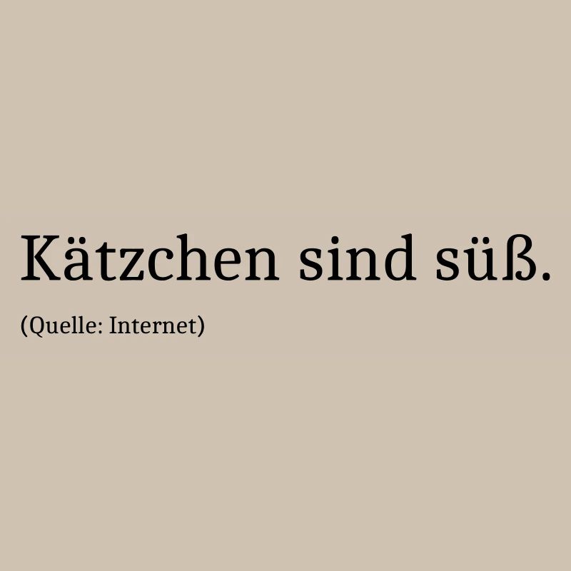 Kaetzchen sind suess