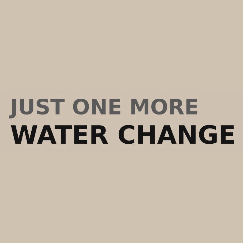 Only one water change left Aquarium