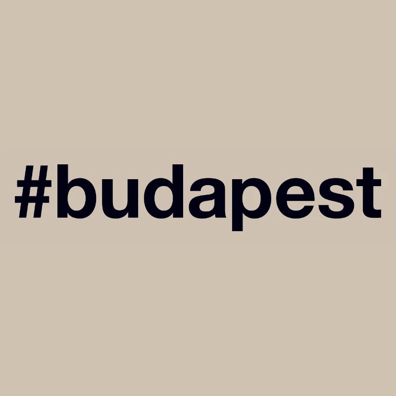 BUDAPEST Hashtag