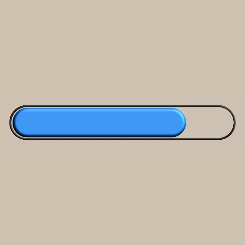 Average gauge Blue (three quarters)