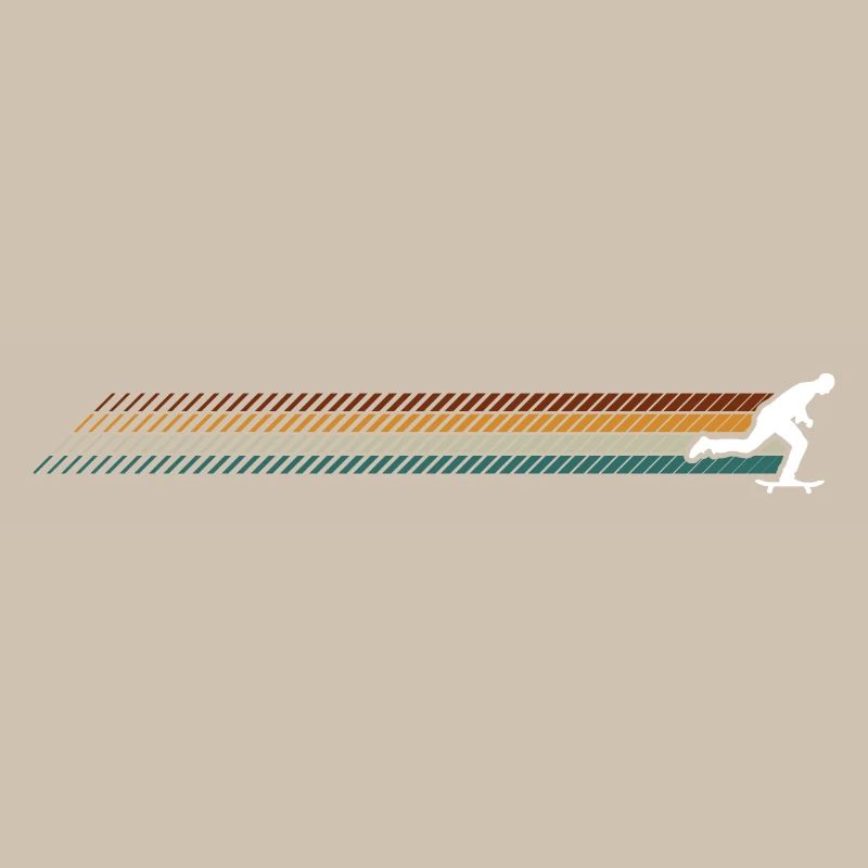 Sunset Stripes Runner Silhouette