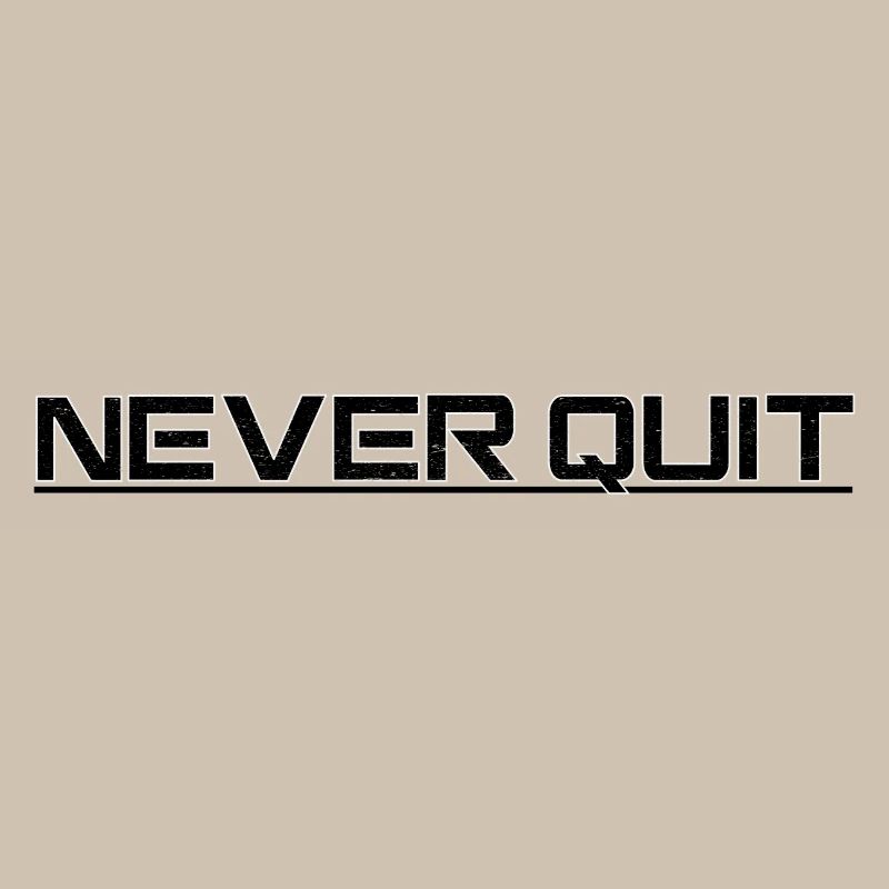 Motif d’endurance Never Quit