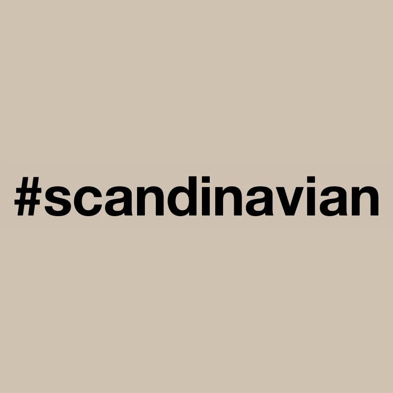 SCANDINAVIA Hashtag I'm Scandinavian