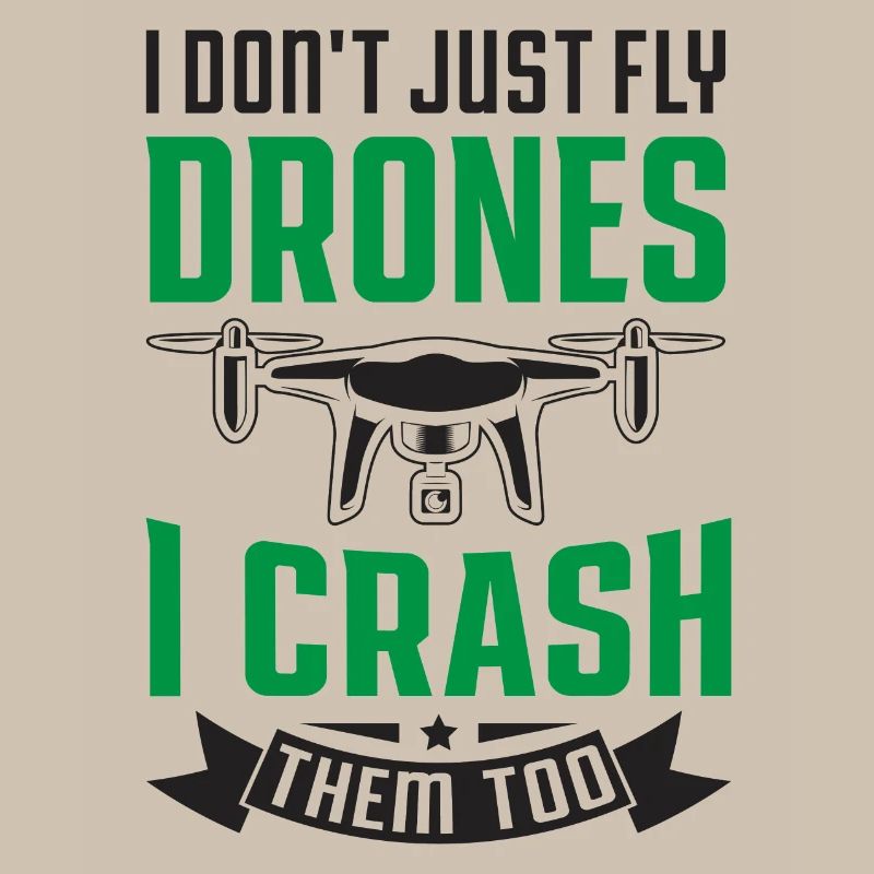 Je ne me contente pas de piloter des drones, je les écrase aussi