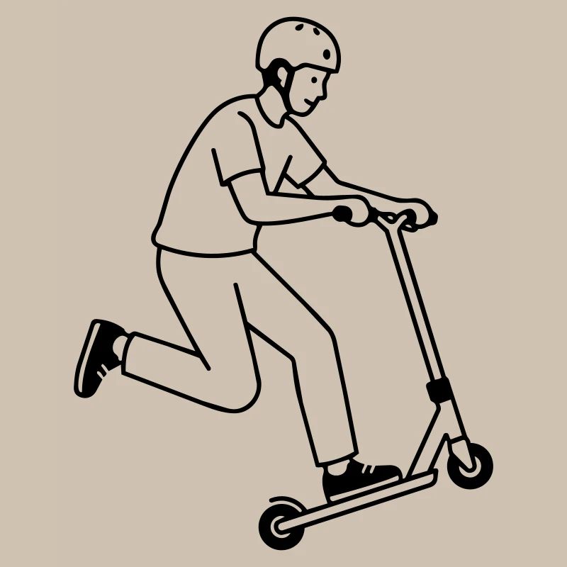 Trottinette cascade
