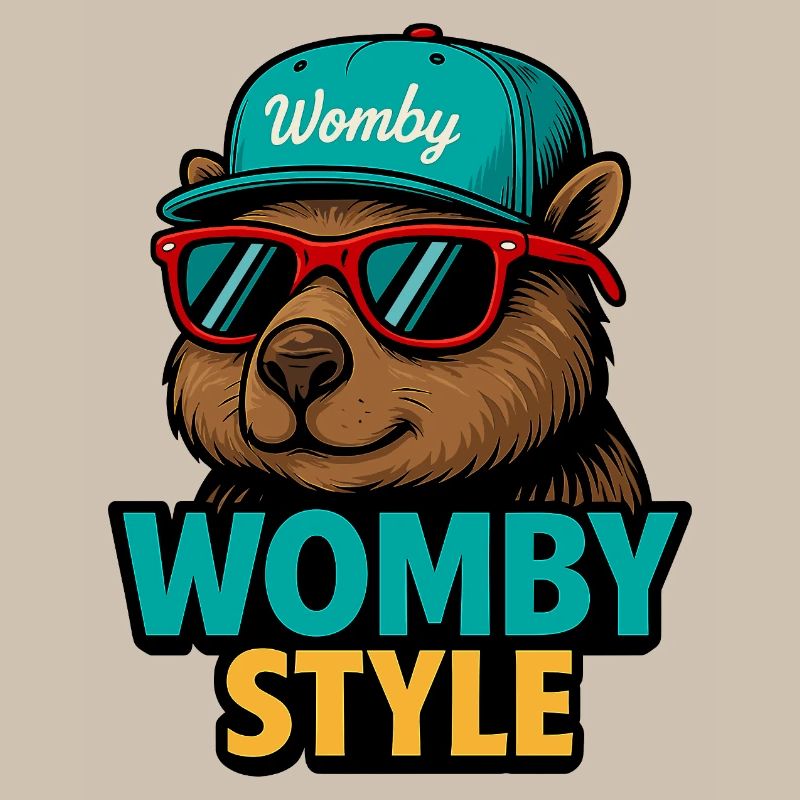Womby Style Biber mit Sonnenbrillen