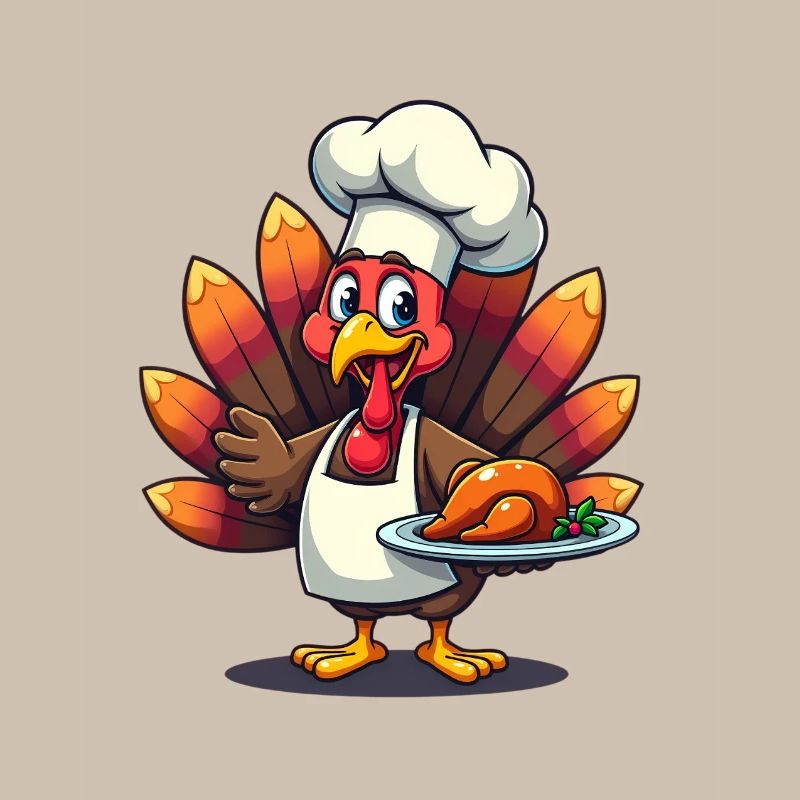 Cuisinier de dinde de Thanksgiving Thanksgiving