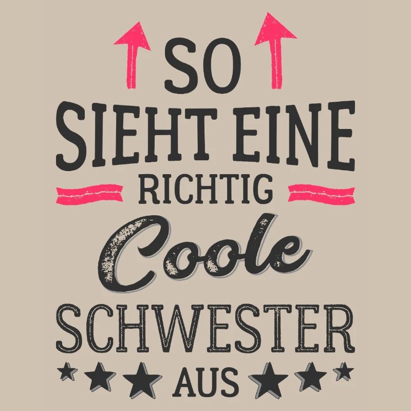 So sieht eine richtig coole Schwester aus
