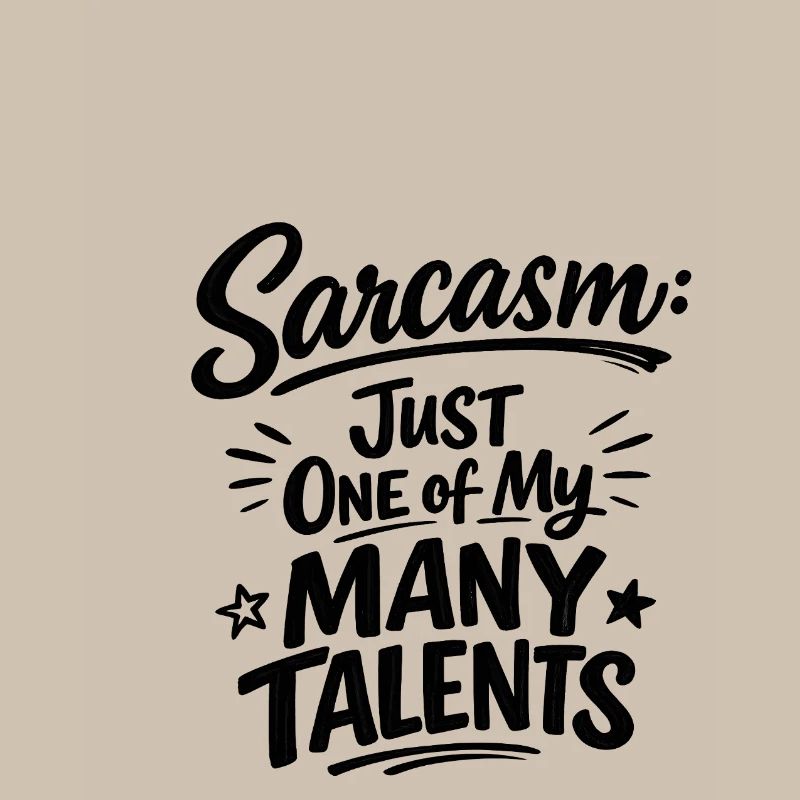 Sarcasm Saying Funny Statement