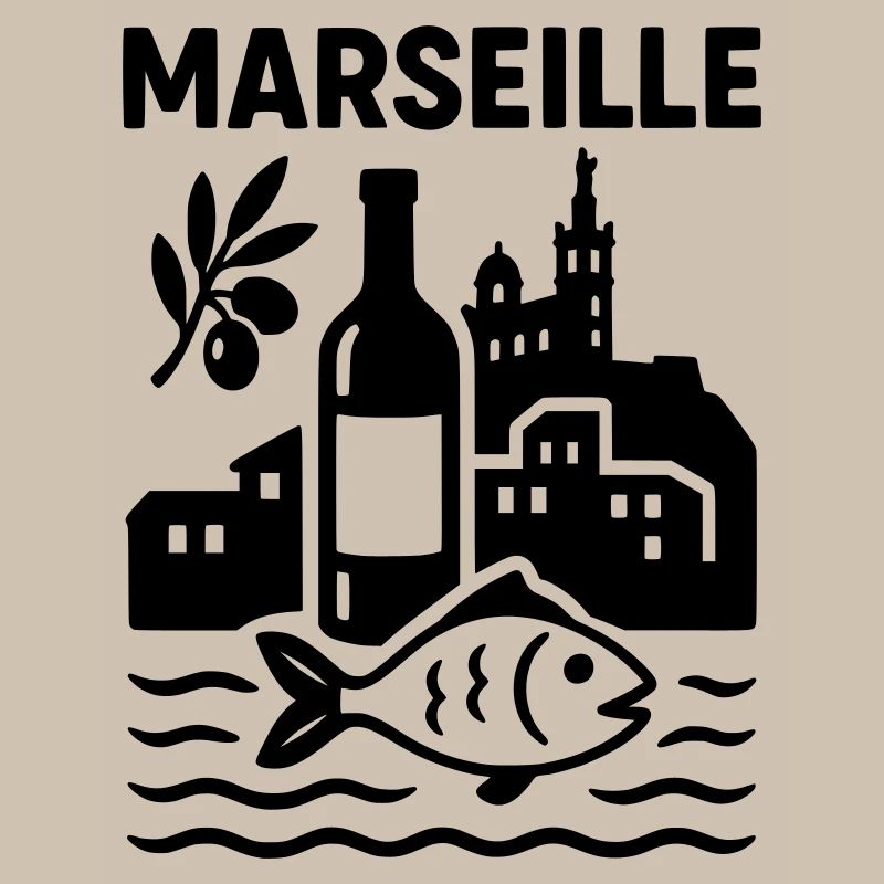 Marseille Silhouette