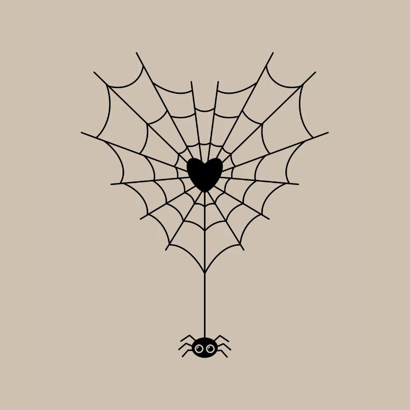 Spider in spider web