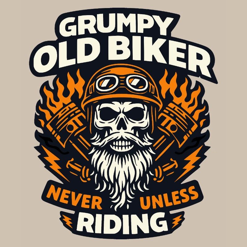 Grumpy old biker