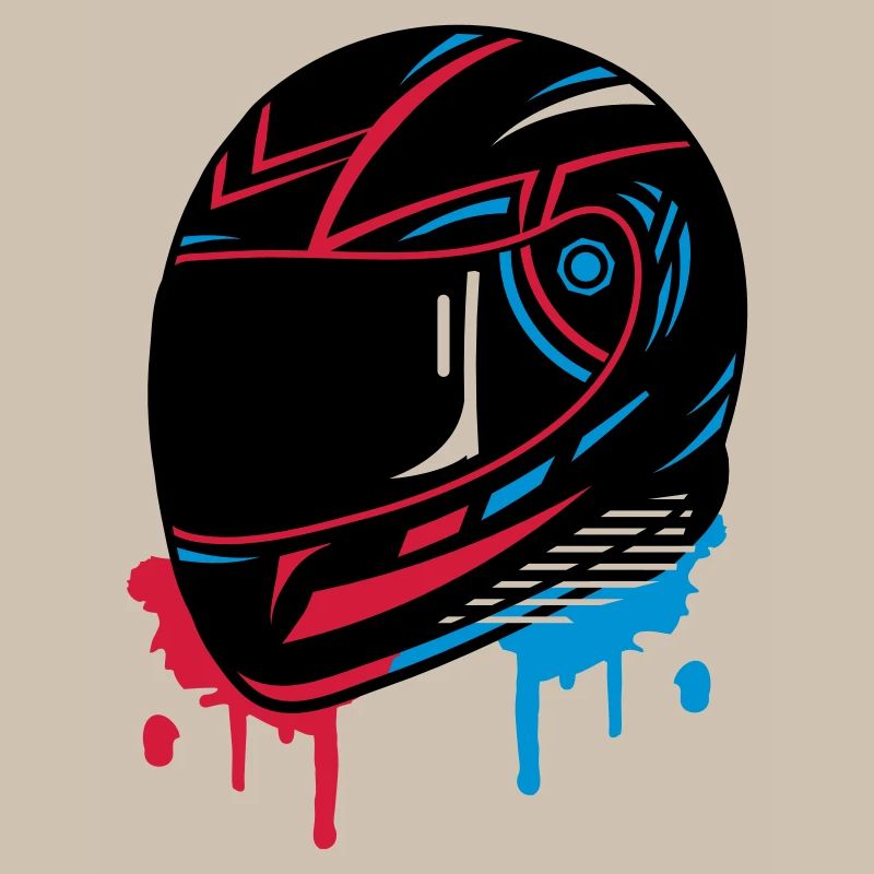 Motorcycle helmet Graffiti
