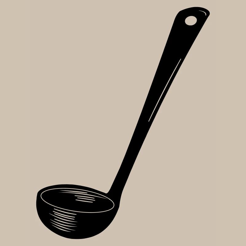 Cuillère à soupe transparente
