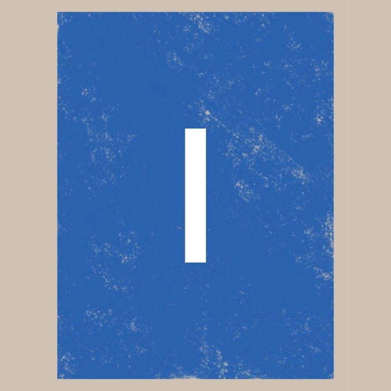 Minimalist Blue RulerDesign