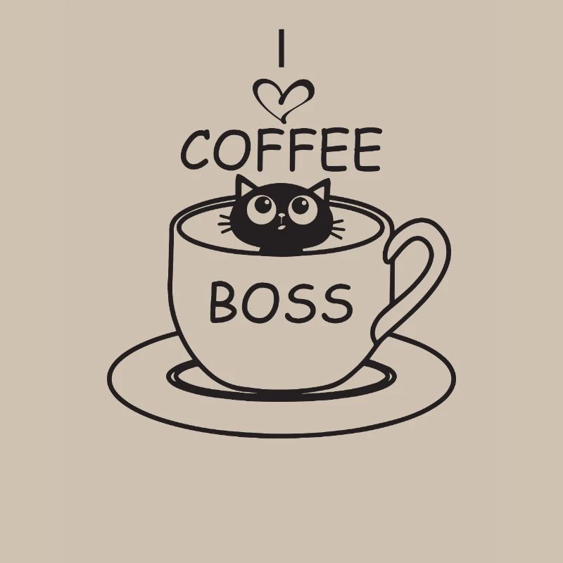 Chat de café