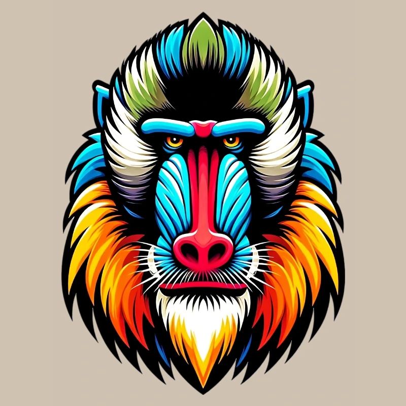 Mandrill-Affe