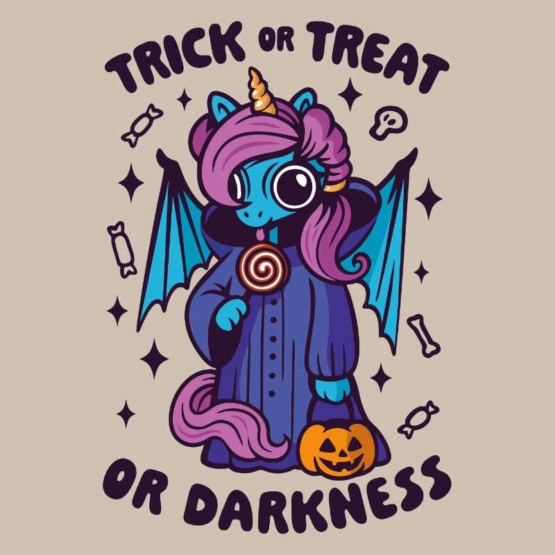 Dark Candy Unicorn - Süßes oder Saures oder Dunkelheit