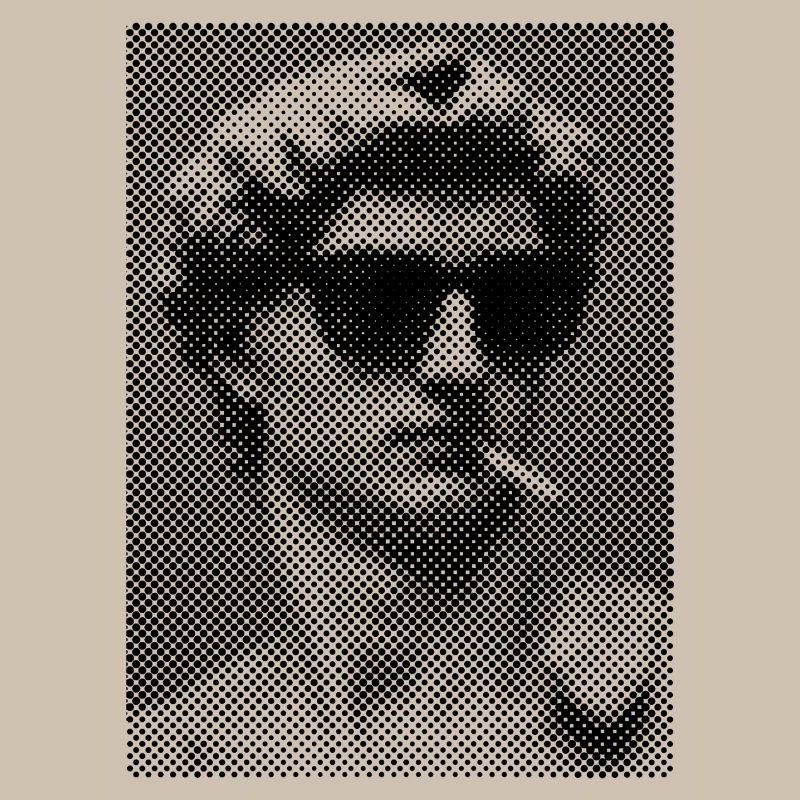 David Michelangelo raucht eine Zigarette