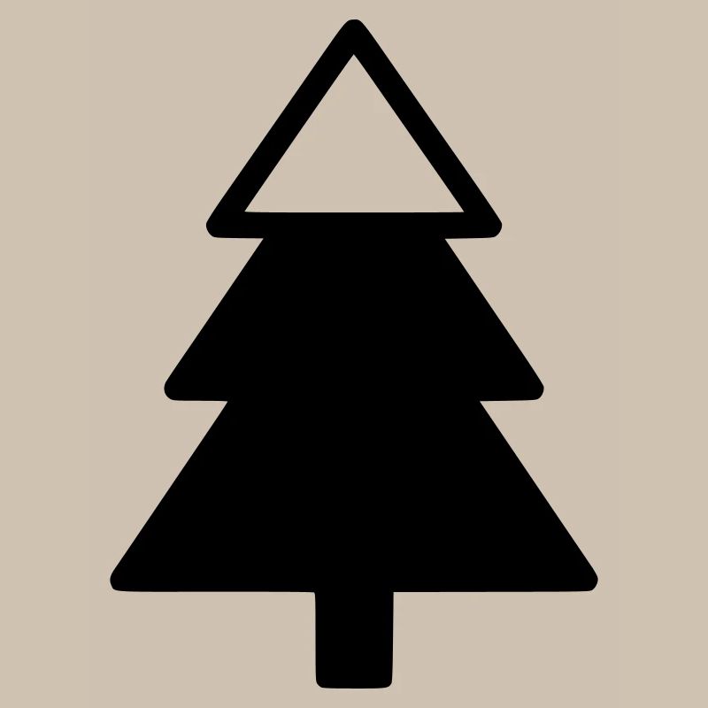 Fir Tree Forest Silhouette