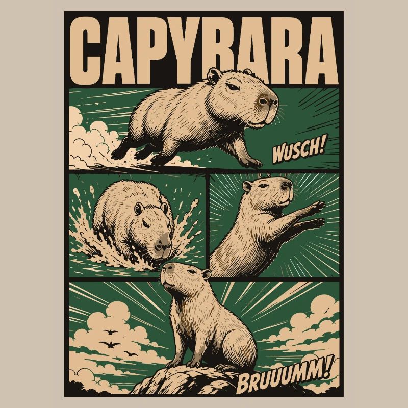 Chilliges Capybara Comic