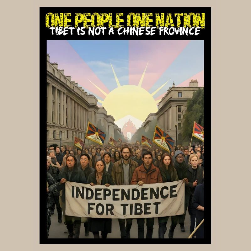 Tibetan Independence Protest