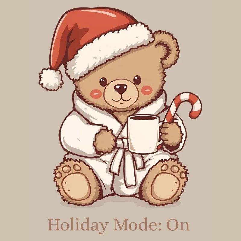 Cozy Teddy Xmas – Mode vacances : Activé