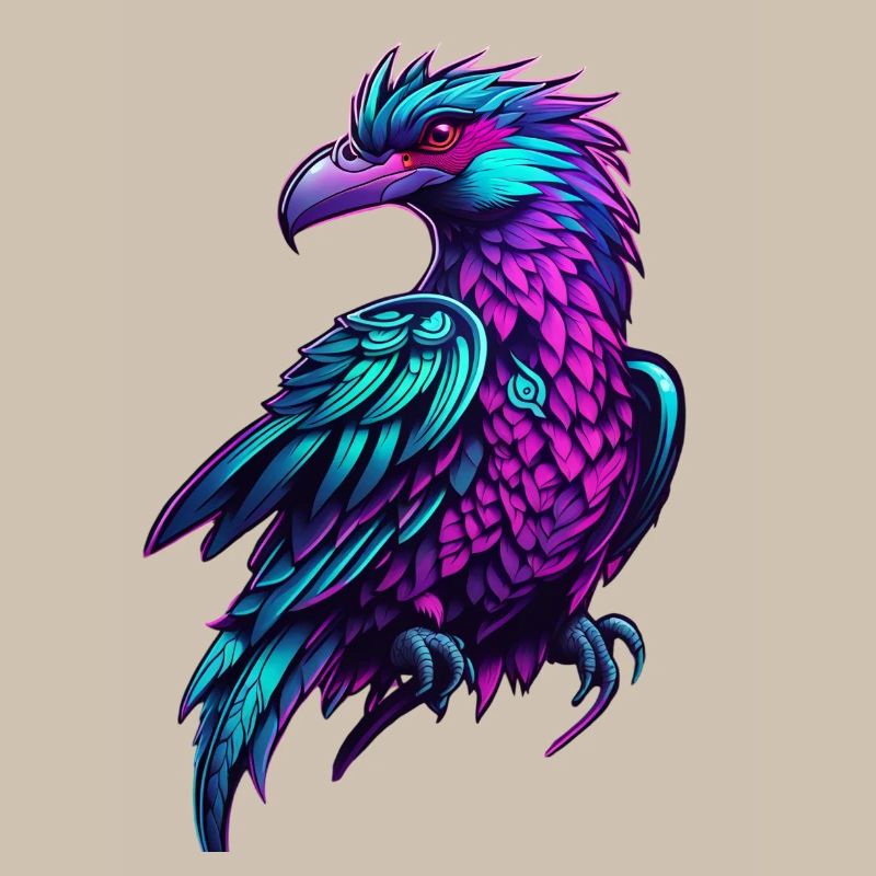 Vol de couleur Neon Phoenix