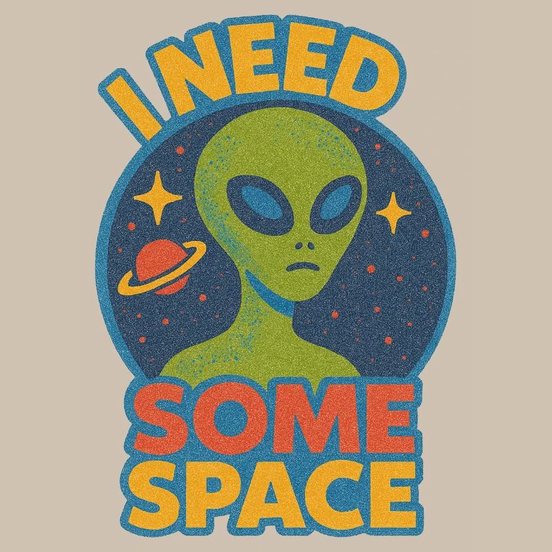 I Need Some Space Alien Tee