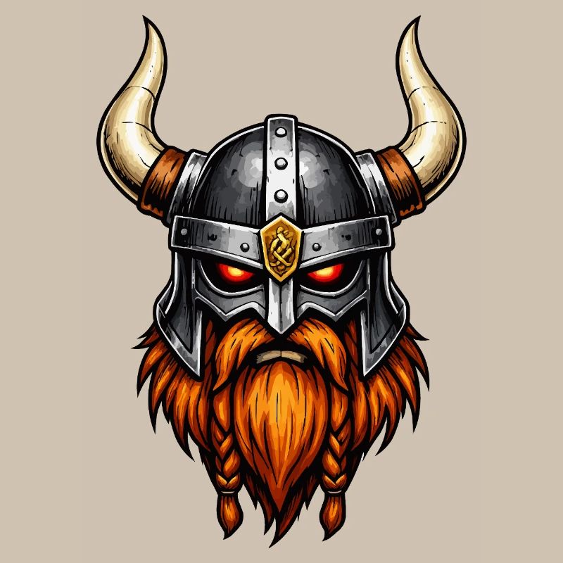 Wikinger Krieger Helm
