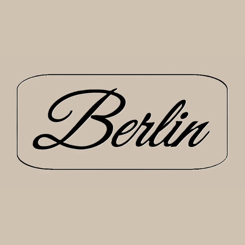 Berlin Skyline Silhouette Design